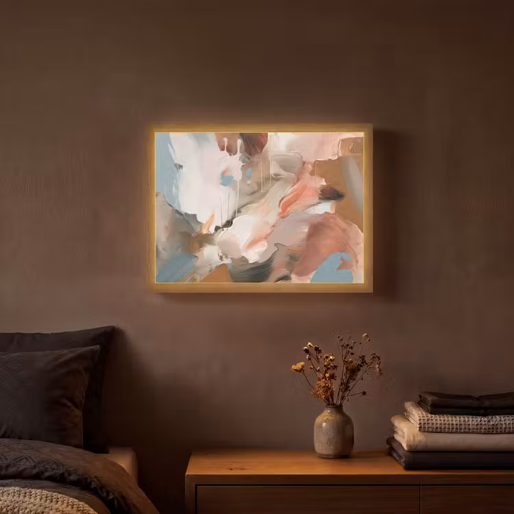 Lightbox - Wandlamp - Verf - Kleuren - Abstract - Kunst — 3