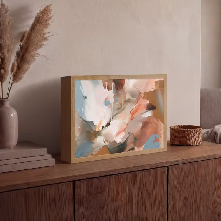 Lightbox - Wandlamp - Verf - Kleuren - Abstract - Kunst — 4