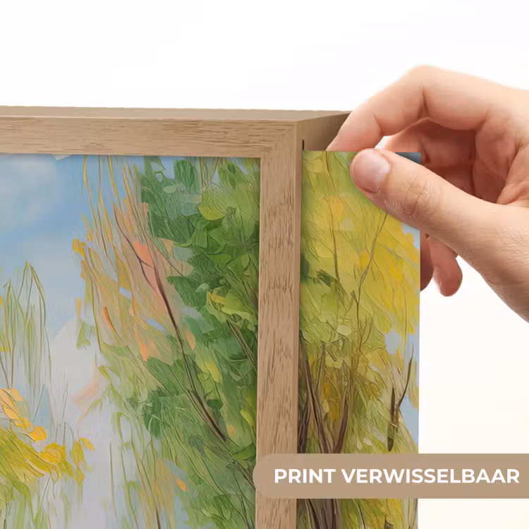 Lightbox - Wandlamp - Olieverf - Landschap - Natuur - Kleurrijk — 5