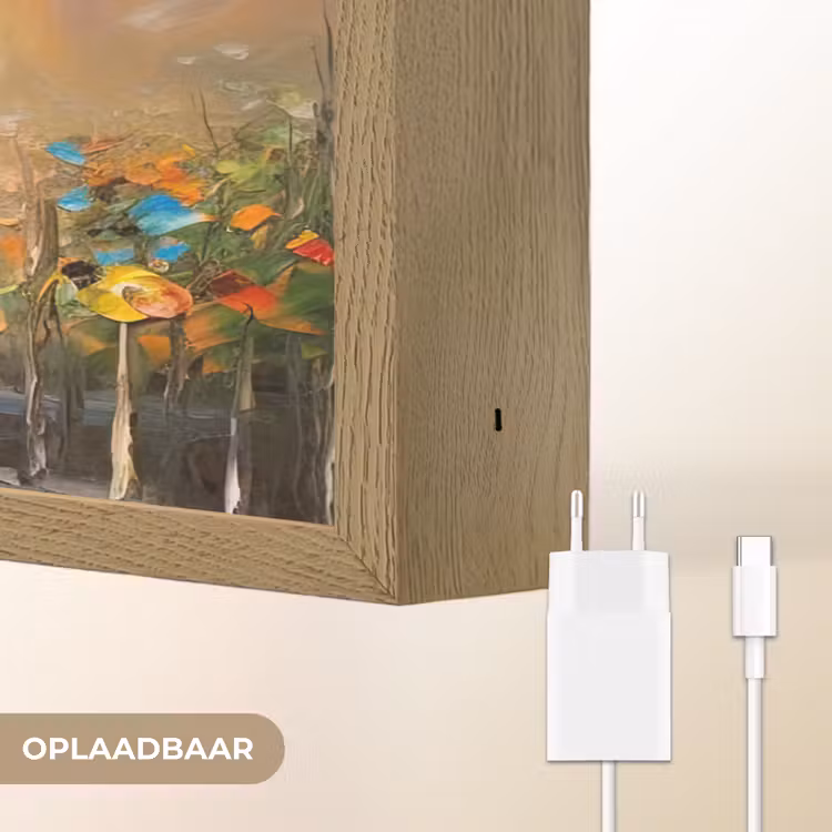 Lightbox - Wandlamp - Eiffeltoren - Schilderij - Olieverf - Parijs — 7