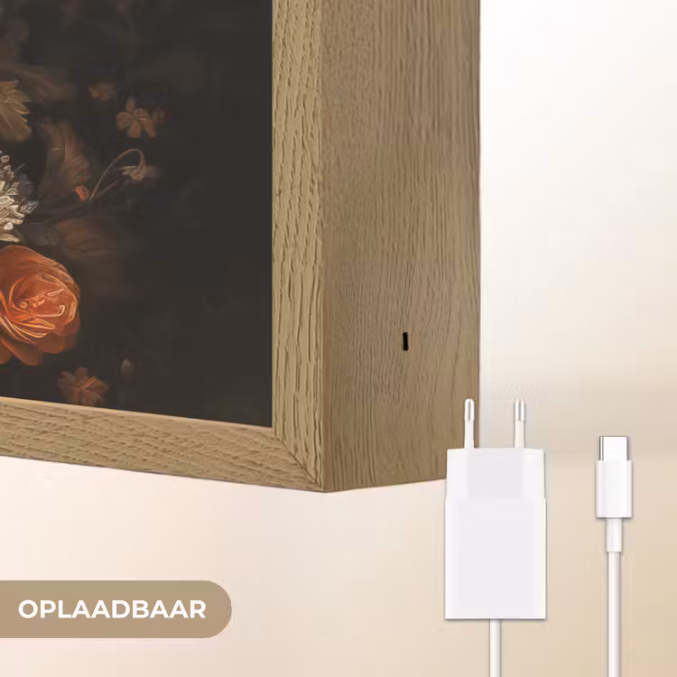 Lightbox - Wandlamp - Hert - Dier - Bloemen - Natuur - Botanisch — 7