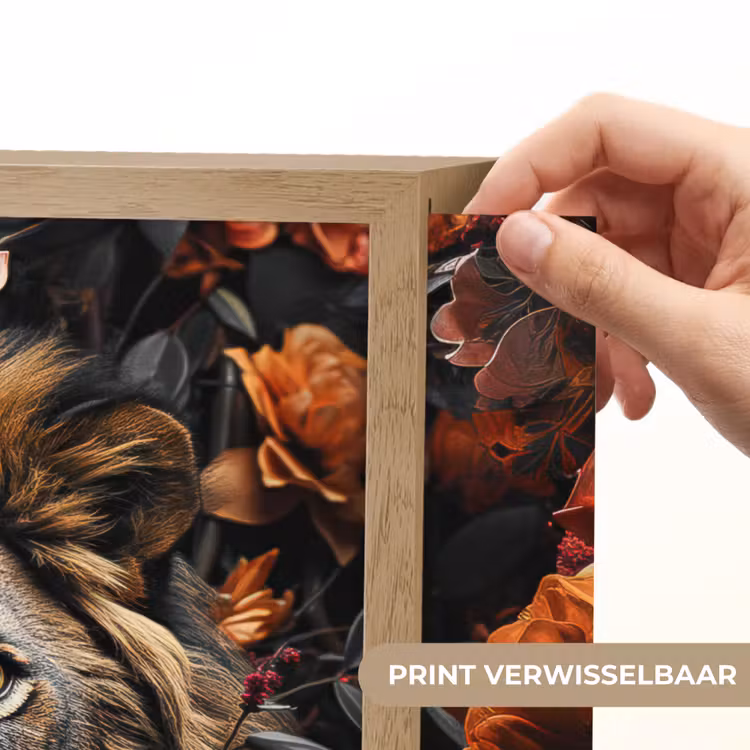 Lightbox - Wandlamp - Leeuw - Dier - Natuur - Bloemen - Botanisch — 5