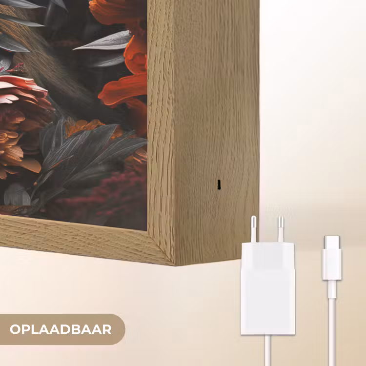 Lightbox - Wandlamp - Leeuw - Dier - Natuur - Bloemen - Botanisch — 7