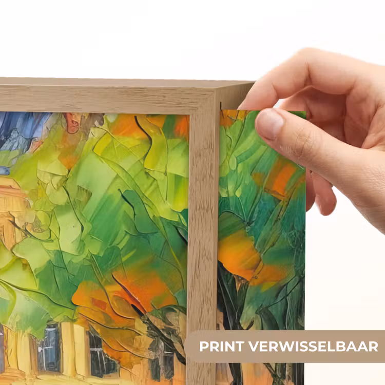 Lightbox - Wandlamp - Olieverf - Amsterdam - Kunst - Kleurrijk — 5