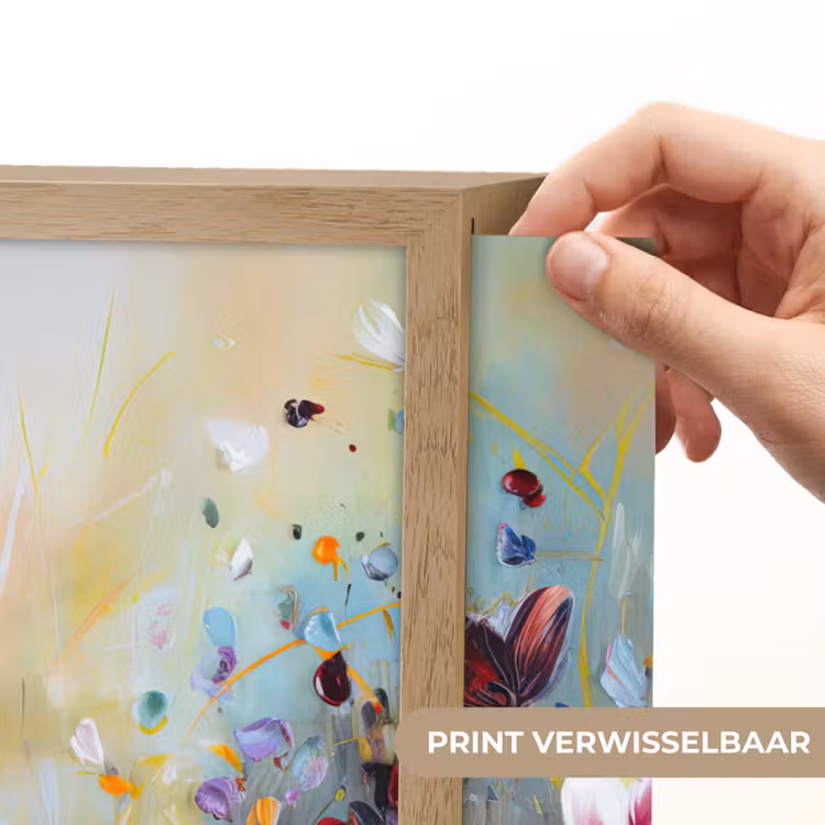 Lightbox - Wandlamp - Olieverf - Bloemen - Kleurrijk - Natuur — 5