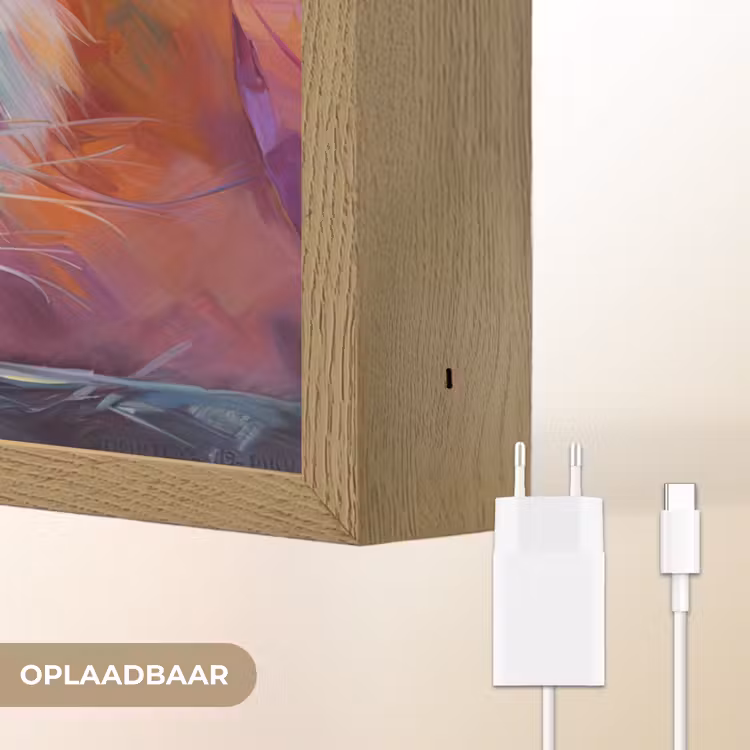 Lightbox - Wandlamp - Tijger - Olieverf - Dieren - Kunst — 7