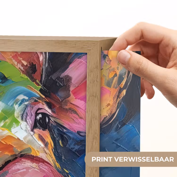 Lightbox - Wandlamp - Varken - Olieverf - Dieren - Kunst — 5