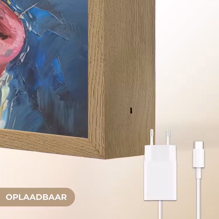 Lightbox - Wandlamp - Varken - Olieverf - Dieren - Kunst — 7
