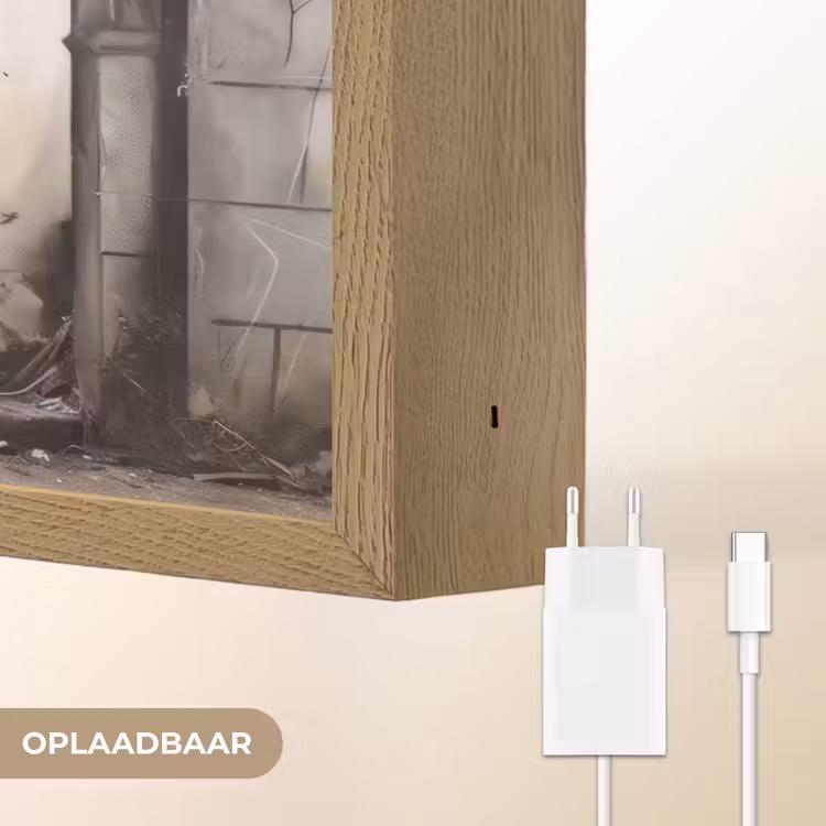 Lightbox - Wandlamp - Kunst - Meisje - Ballonnen - Hart - Grijs — 7