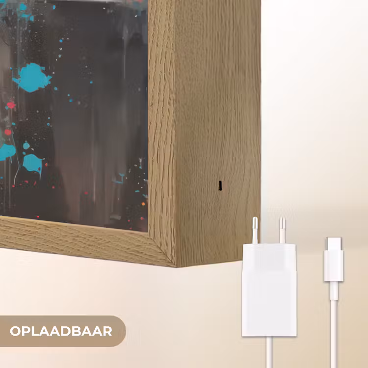 Lightbox - Wandlamp - Meisje - Ballon - Hart - Graffiti — 7