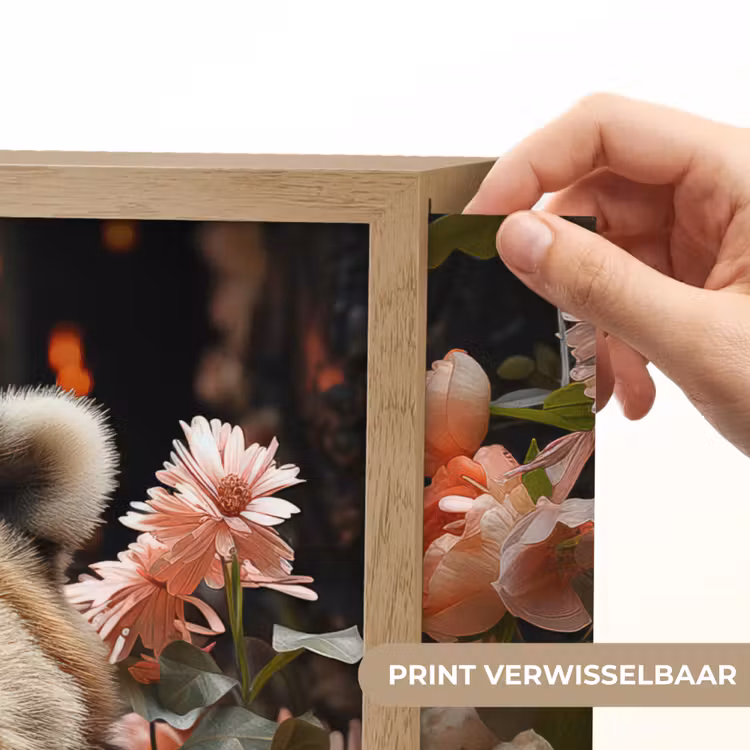 Lightbox - Wandlamp - Panda - Dier - Bloemen - Natuur - Botanisch — 5