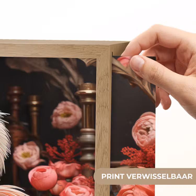 Lightbox - Wandlamp - Pelikaan - Dier - Bloemen - Natuur - Botanisch - Roze — 5