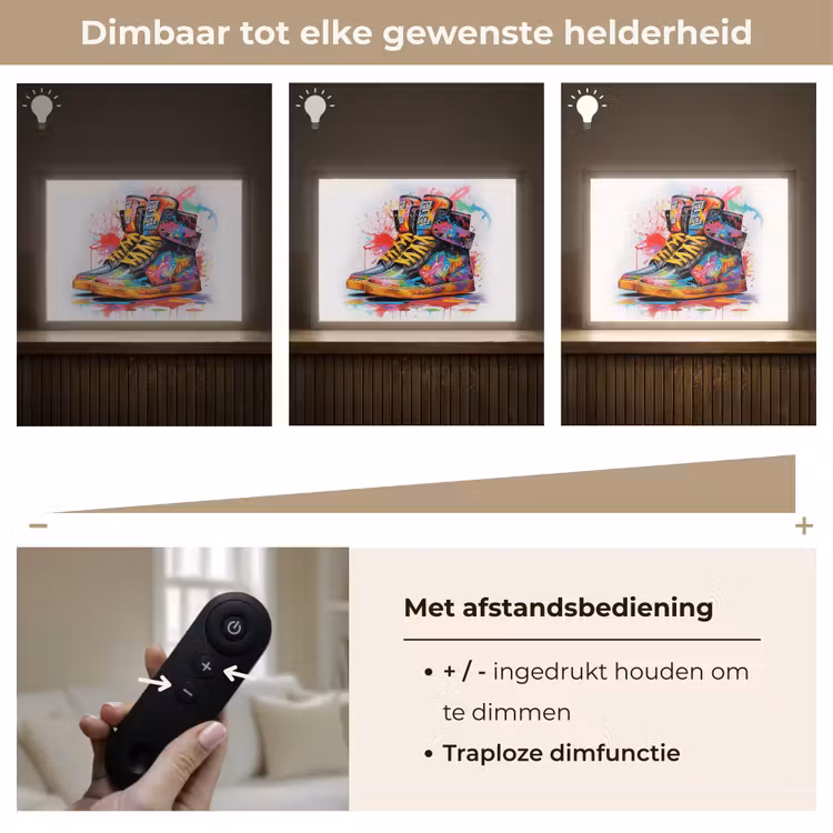 Lightbox - Wandlamp - Schoenen - Graffiti - Wit - Kleuren — 9