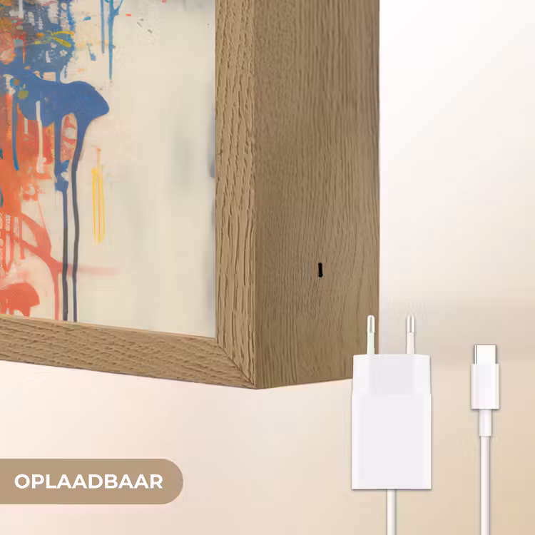 Lightbox - Wandlamp - Televisie - Graffiti - Mens - Kleuren — 7