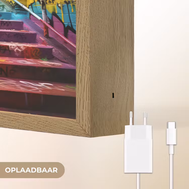 Lightbox - Wandlamp - Trap - Graffiti - Kleuren - Kunst — 7