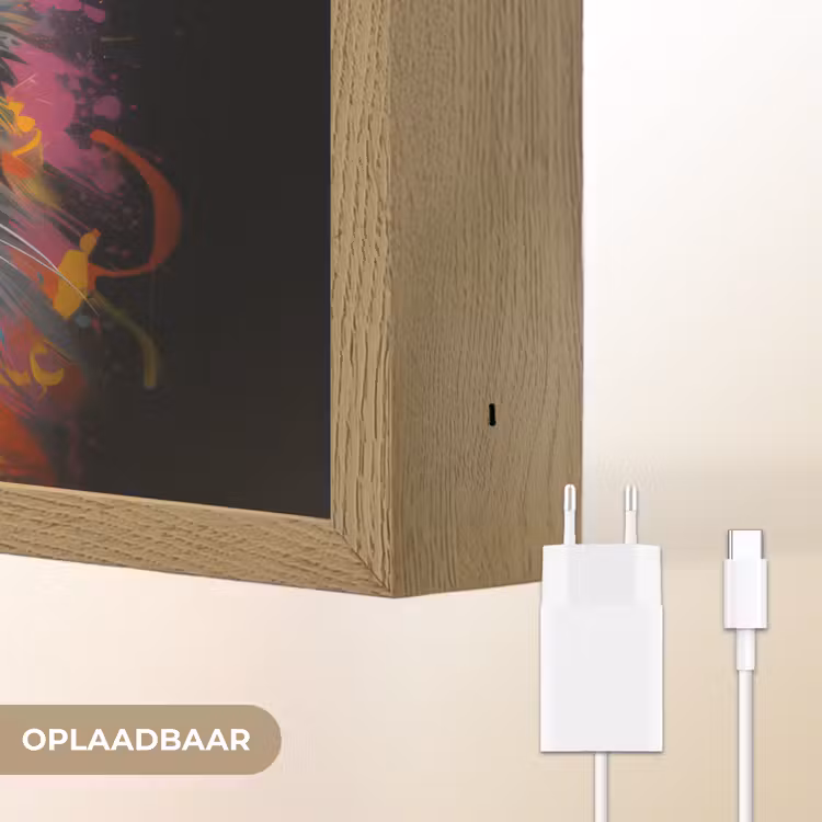 Lightbox - Wandlamp - Kat - Graffiti - Dieren - Kleuren - Grijs — 7