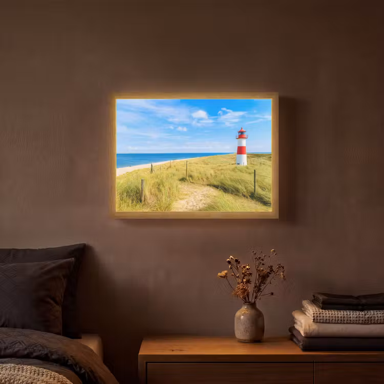 Lightbox - Wandlamp - Vuurtoren - Duinen - Strand - Zee - Zomer — 3