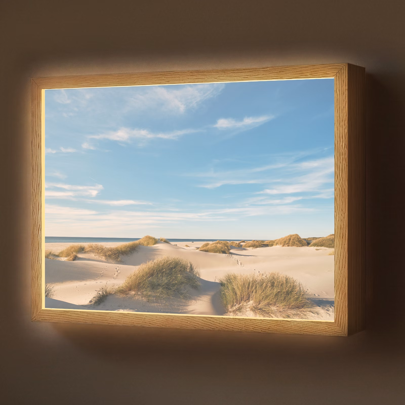 Lightbox - Wandlamp - Duinen - Zomer - Landschap - Zee - Strand — 1