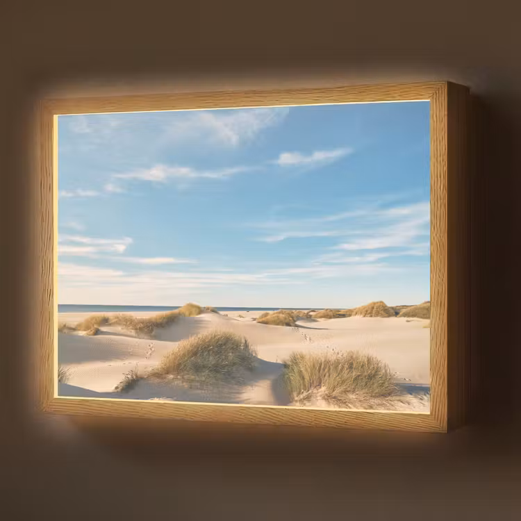 Lightbox - Wandlamp - Duinen - Zomer - Landschap - Zee - Strand — 1