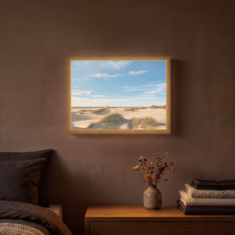 Lightbox - Wandlamp - Duinen - Zomer - Landschap - Zee - Strand — 3