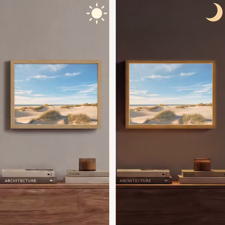 Lightbox - Wandlamp - Duinen - Zomer - Landschap - Zee - Strand — 6