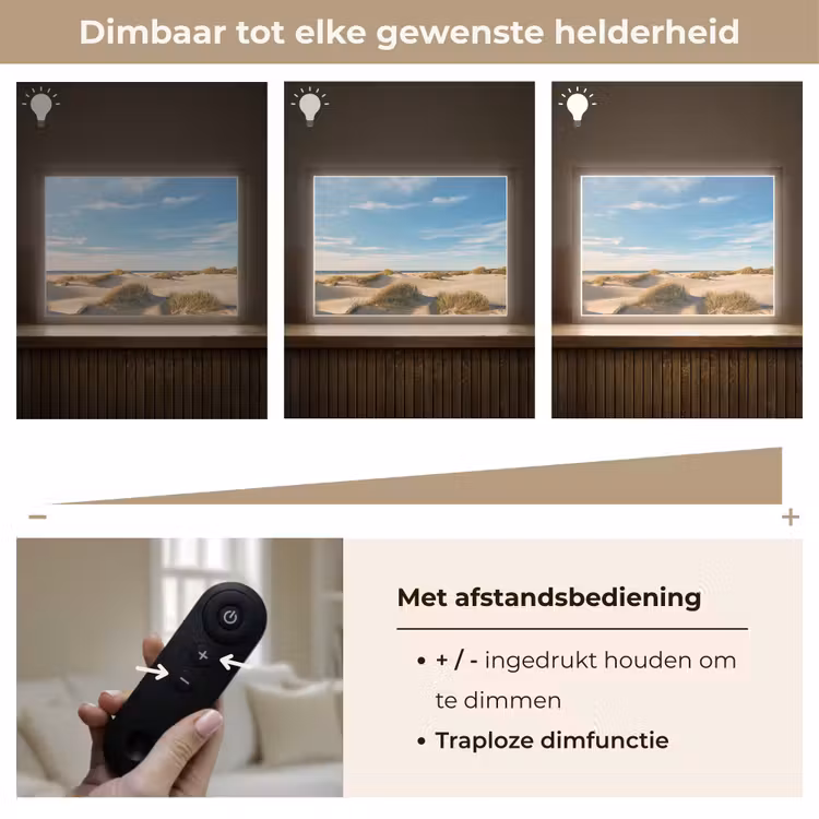 Lightbox - Wandlamp - Duinen - Zomer - Landschap - Zee - Strand — 9