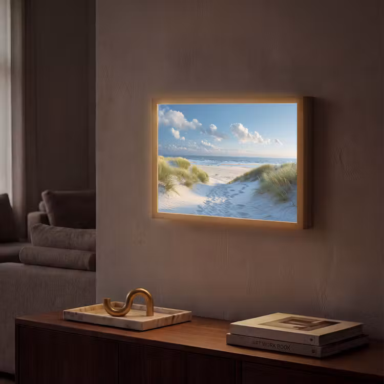 Lightbox - Wandlamp - Duinen - Zomer - Zon - Landschap - Zee — 2
