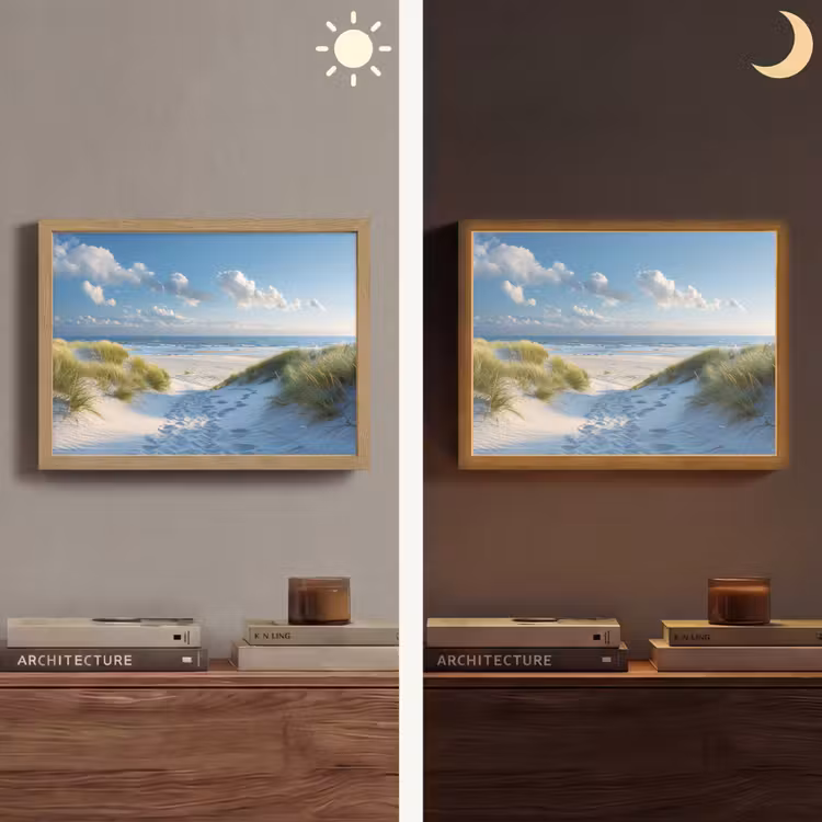 Lightbox - Wandlamp - Duinen - Zomer - Zon - Landschap - Zee — 6