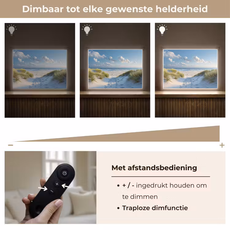 Lightbox - Wandlamp - Duinen - Zomer - Zon - Landschap - Zee — 9