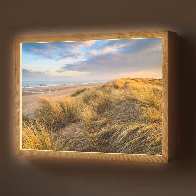 Lightbox - Wandlamp - Gras - Duinen - Strand - Zomer — 1