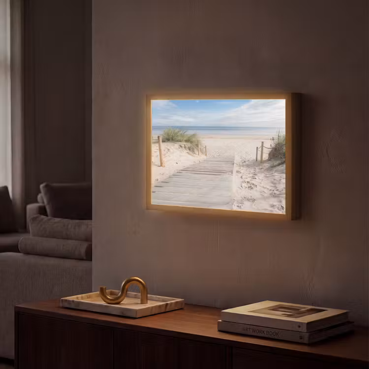 Lightbox - Wandlamp - Strand - Pad - Duinen - Zee - Zomer — 2