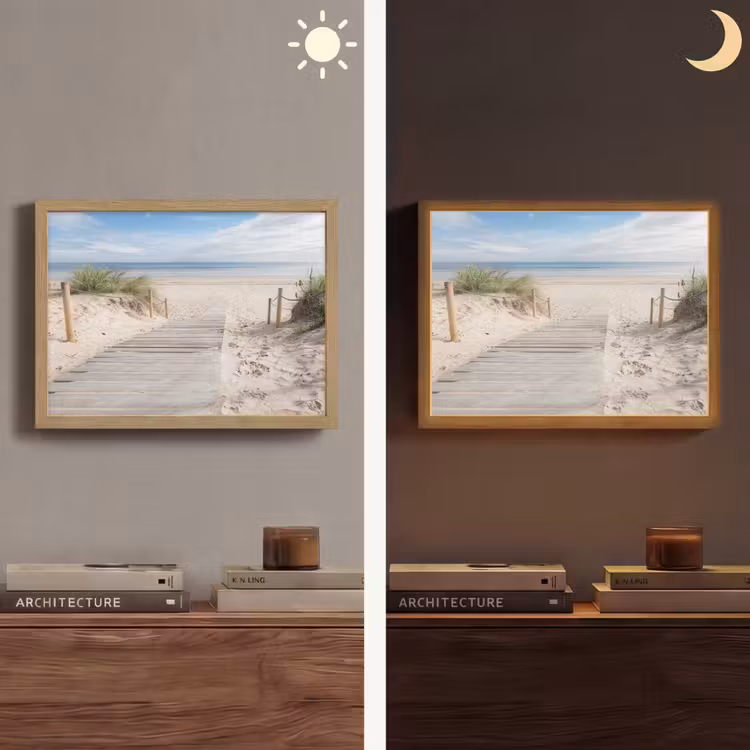 Lightbox - Wandlamp - Strand - Pad - Duinen - Zee - Zomer — 6