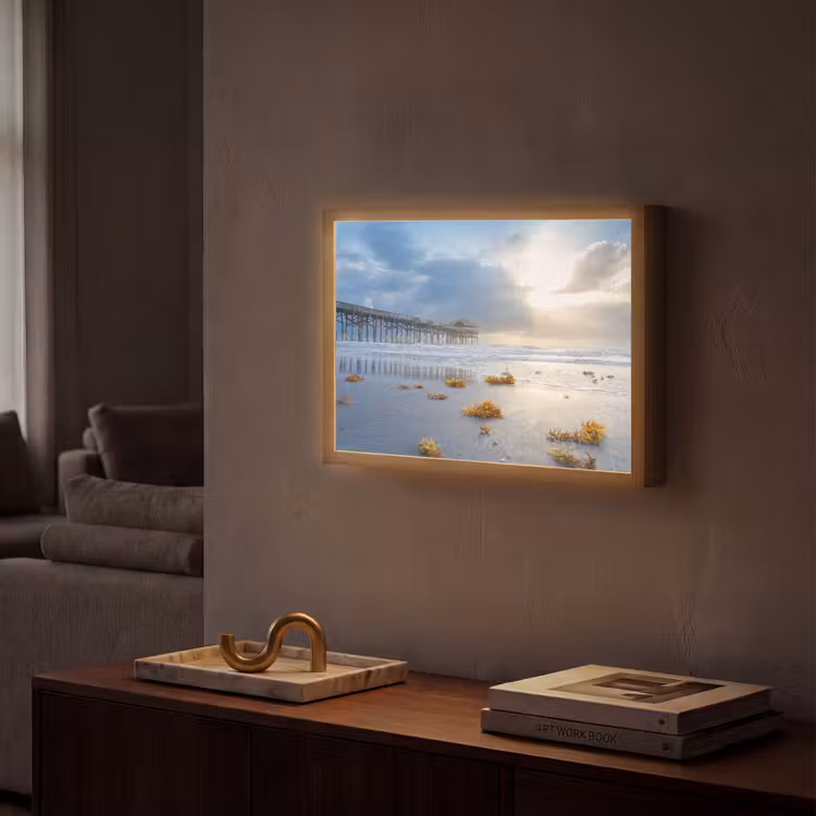 Lightbox - Wandlamp - Strand - Pier - Zeewier - Zee - Zomer — 2