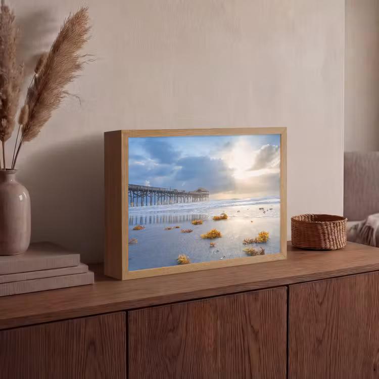 Lightbox - Wandlamp - Strand - Pier - Zeewier - Zee - Zomer — 4