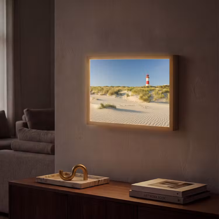 Lightbox - Wandlamp - Vuurtoren - Strand - Landschap - Duinen — 2