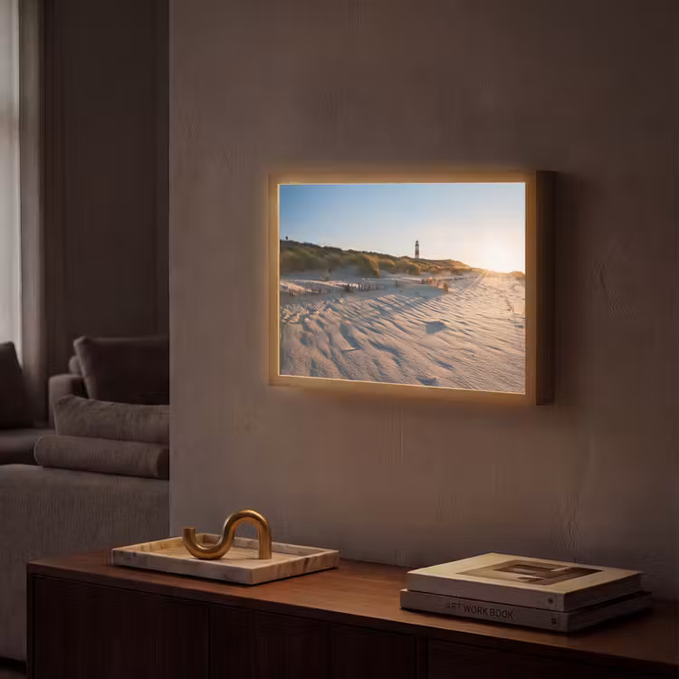 Lightbox - Wandlamp - Zon - Duinen - Strand - Vuurtoren — 2