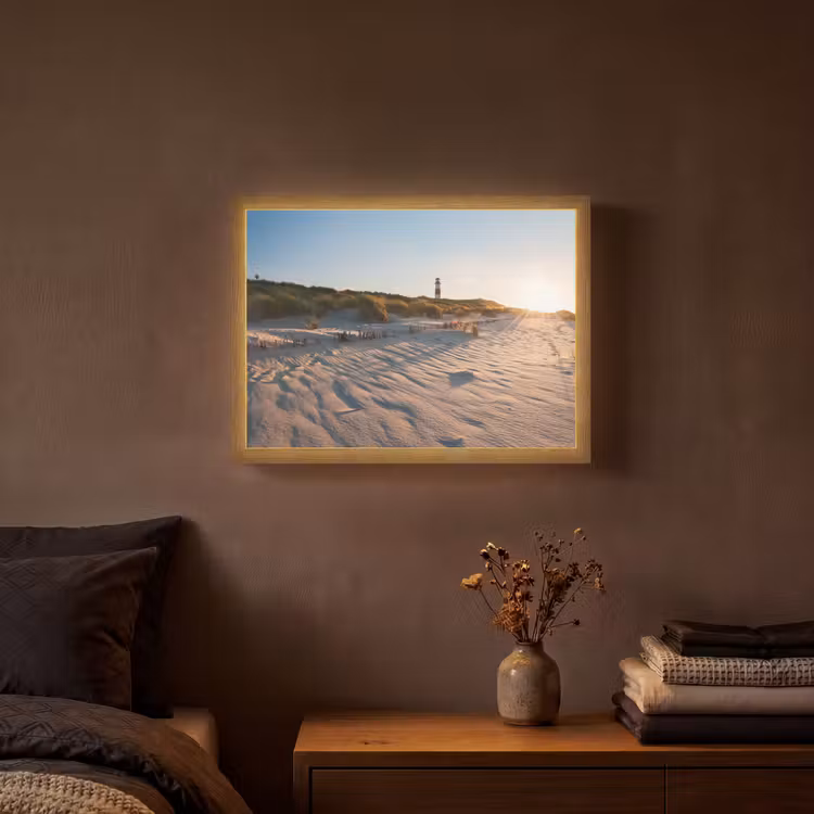 Lightbox - Wandlamp - Zon - Duinen - Strand - Vuurtoren — 3