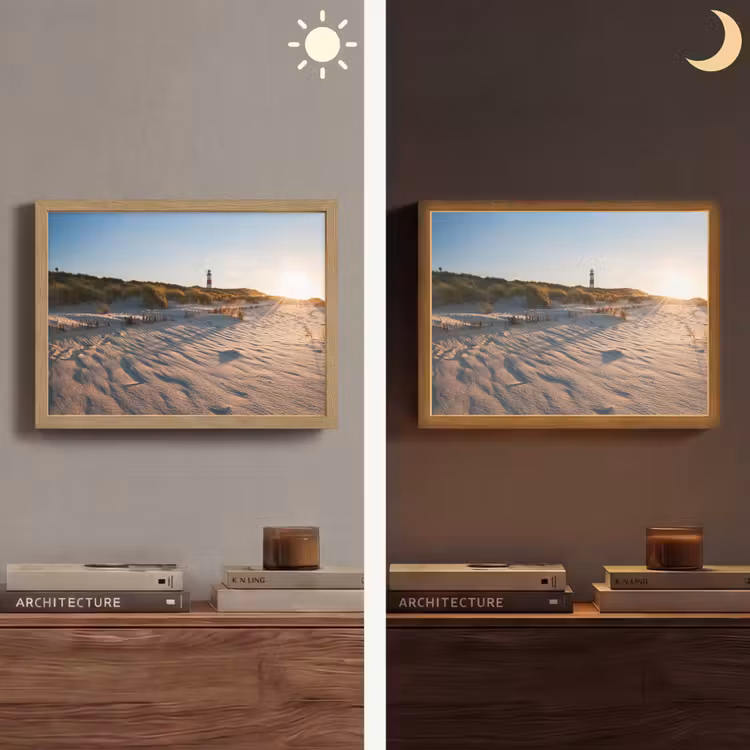 Lightbox - Wandlamp - Zon - Duinen - Strand - Vuurtoren — 6