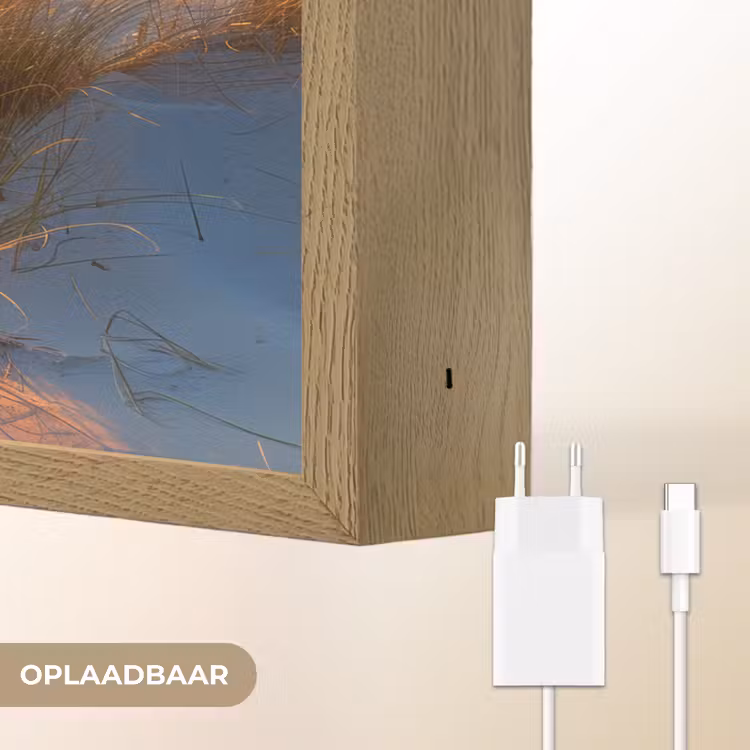 Lightbox - Wandlamp - Zonsondergang - Duinen - Strand - Zee — 7