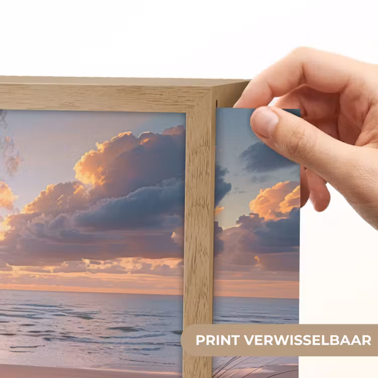 Lightbox - Wandlamp - Zonsondergang - Zee - Strand - Duinen - Natuur — 5