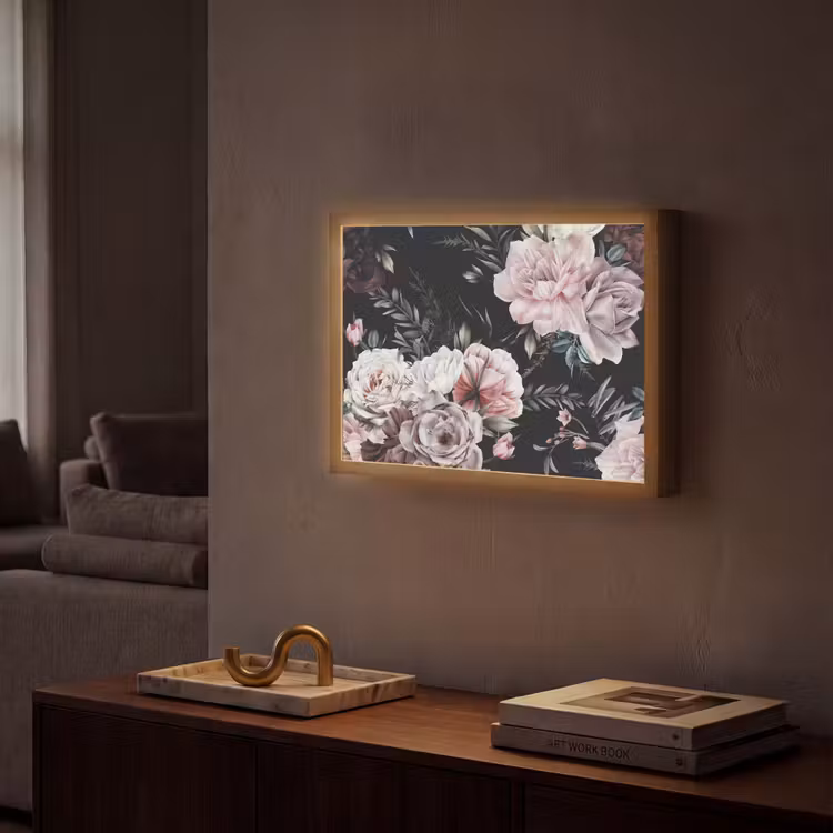 Lightbox - Wandlamp - Vintage - Rozen - Romantisch - Bloemen — 2