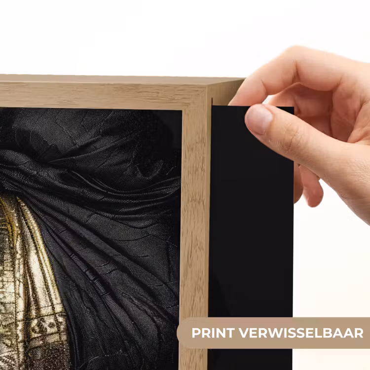 Lightbox - Wandlamp - Vrouw - Goud - Portret - Modern — 5