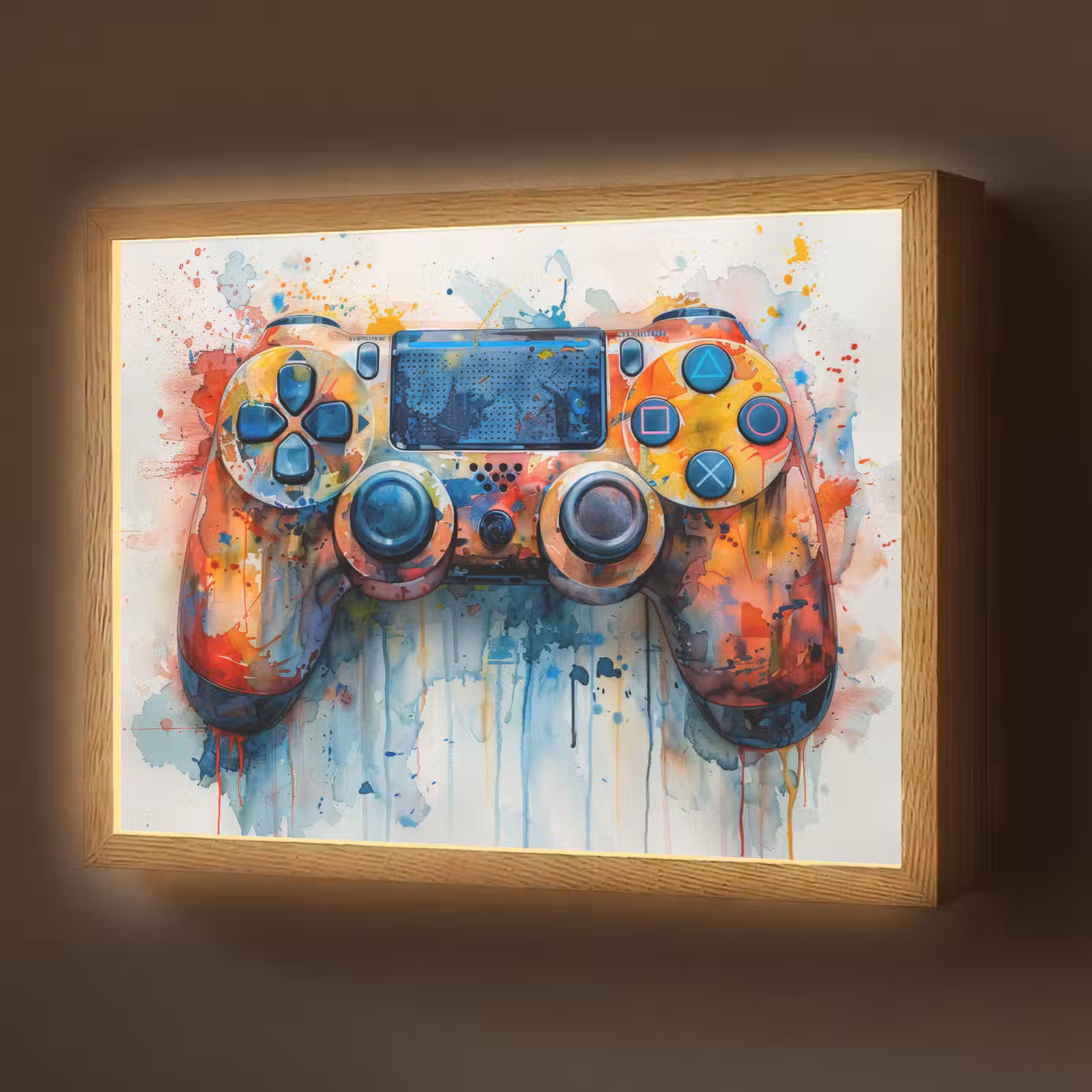 Lightbox - Wandlamp - Kinder- en tiener kamer - Gaming - Game controller — 1