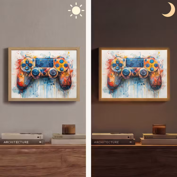 Lightbox - Wandlamp - Kinder- en tiener kamer - Gaming - Game controller — 6