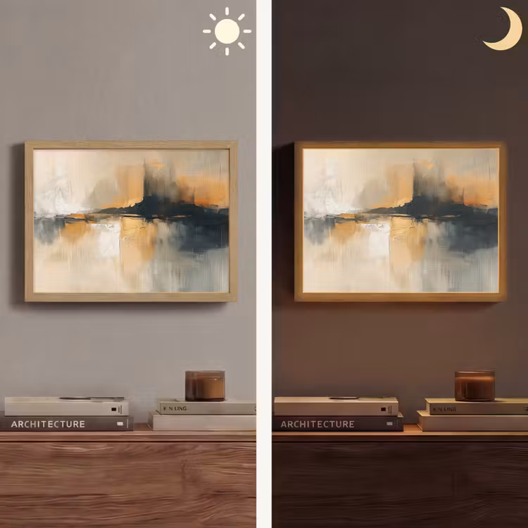 Lightbox - Wandlamp - Modern - Abstract - Goud - Zwart — 6