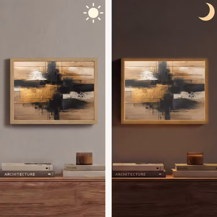 Lightbox - Wandlamp - Modern - Zwart - Goud - Verf — 6