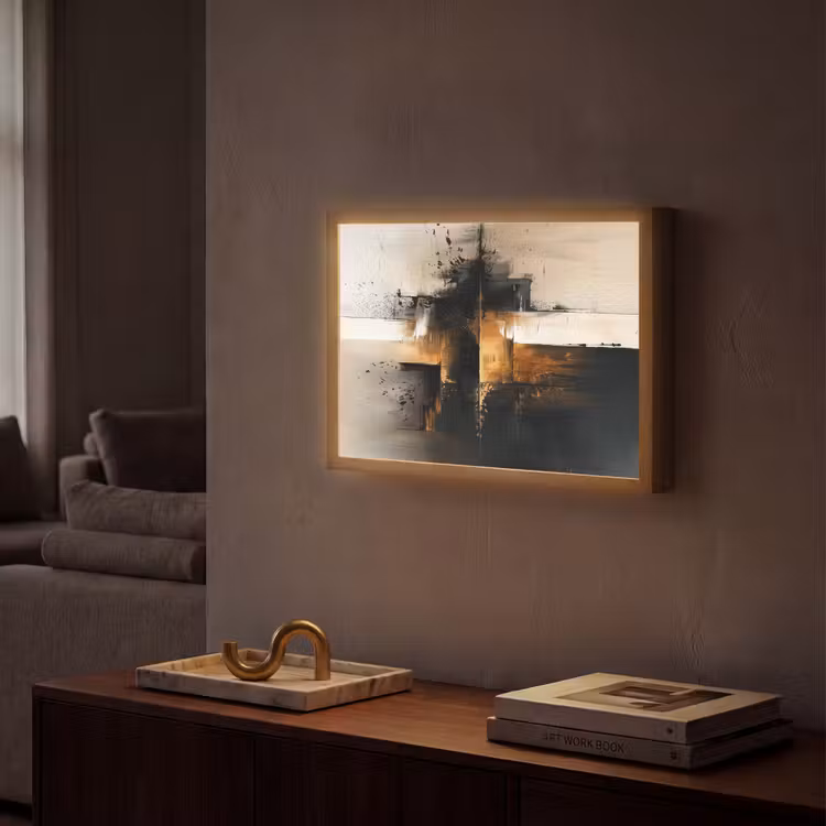 Lightbox - Wandlamp - Modern - Zwart - Verf - Goud — 2