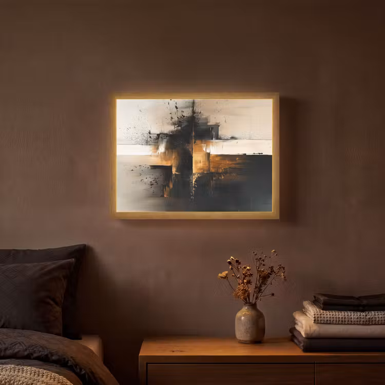 Lightbox - Wandlamp - Modern - Zwart - Verf - Goud — 3