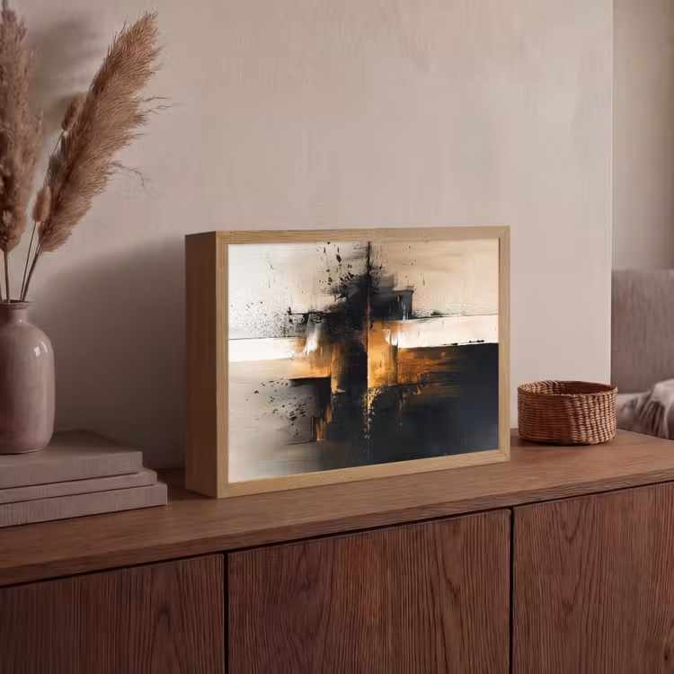 Lightbox - Wandlamp - Modern - Zwart - Verf - Goud — 4