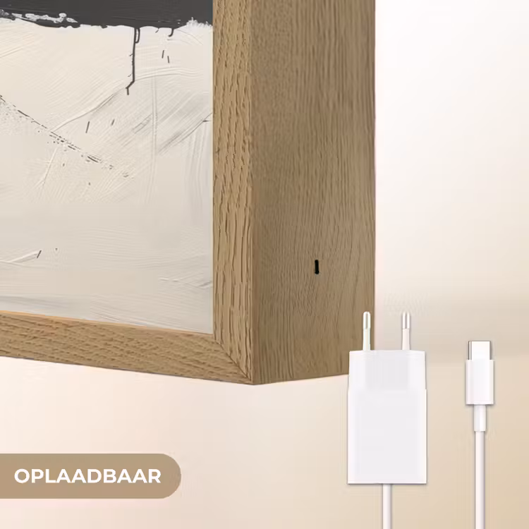 Lightbox - Wandlamp - Modern - Zwart wit - Abstract - Kunst — 7